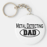 Metal Detecting Dad T-shirts and Gifts. Keychain
