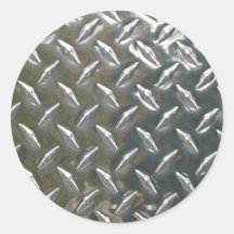 Métal en aluminium Checkerplate Autocollants