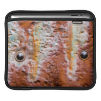 metal eyes rust ipad sleeves