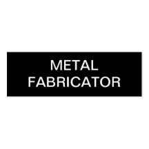 metal fabricator business cards