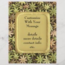 Metal Flower Power Full Color Flyer