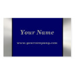 Metal Frame Border Business Cards