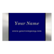 Metal Frame Border Business Cards