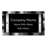 Metal Frame Border Business Cards