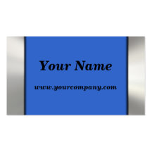 Metal Frame Border Business Cards