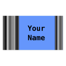 Metal Frame Border Business Cards