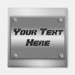 Metal Frame With Screws  Magnet