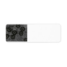 Metal Gears Return Address Labels