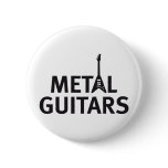 metal guitar buttons