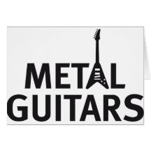 metal guitar karte