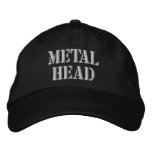 METAL HEAD EMBROIDERED BASEBALL CAP