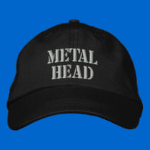 METAL HEAD embroidered hats