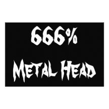 Metal Head Personalized Stationery