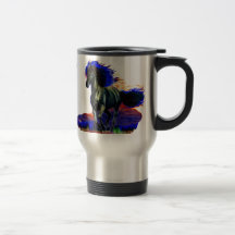 Metal Horse Mugs