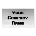 Metal Look Business Cards
