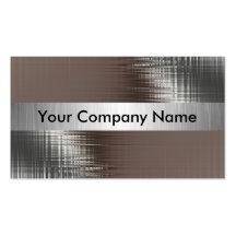 Metal Look Business Cards With Class