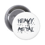 MÉTAL LOURD BADGES AVEC AGRAFE