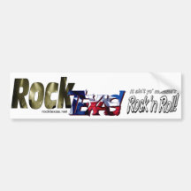 Métal lourd de n de hard rock du Texas ' Autocollants Pour Voiture