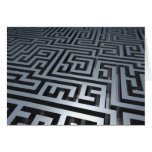 Metal Maze Greeting Card