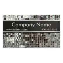 Metal Mosaic And Nameplate Business Cards
