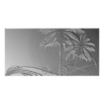 Metal Palms Photo Cards