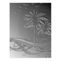 Metal Palms Post Card