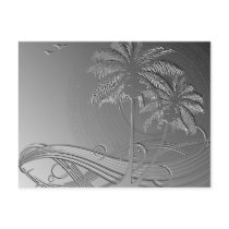 Metal Palms Post Card