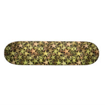 Metal Stars Skateboard