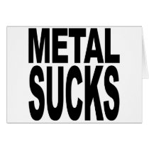 Metal Sucks Greeting Card
