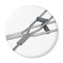 MetalCrutches082010 Refrigerator Magnets