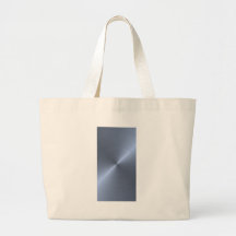 Metallic Blue Canvas Bag