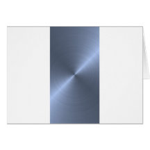 Metallic Blue Greeting Cards