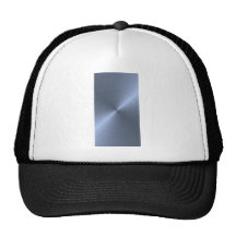 Metallic Blue Mesh Hats