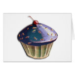 Metallic Cupcake Card