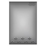 Metallic Fleur de lis (Silver) stationery