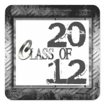 Metallic Look 2012 Or Any Year Graduation Stickers