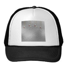 Metallic Merry Jewels Christmas Mesh Hat