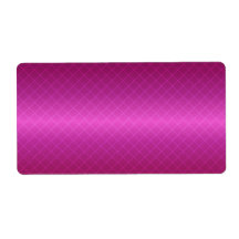 Metallic mesh personalized shipping label