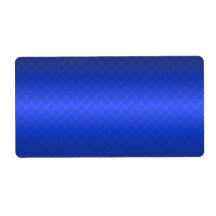 Metallic mesh personalized shipping label