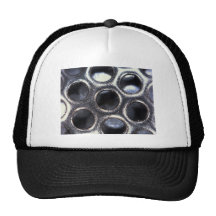 metallic microstructure holes hat