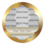Metallic Purple Photo Sticker