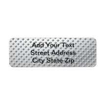 Metallic Return Address Labels