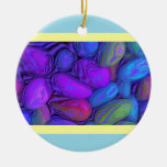 Metallic Rocks Christmas Ornament