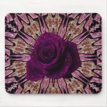 "Metallic Rose Abstract"device/skins/cases".* Mouse Pads