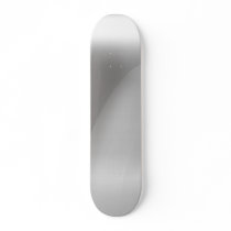 Metallic Silver Skateboard