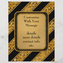Metallic Snake Stripes Flyers