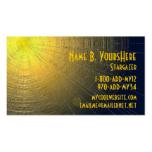 Metallic Sun Business Card