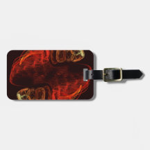 Metamorphosis Abstract Art Address Tags For Bags
