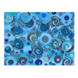 metamorphosis blue - Abstract Postcard