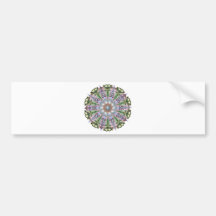 Metamorphosis Mandala Bumper Sticker